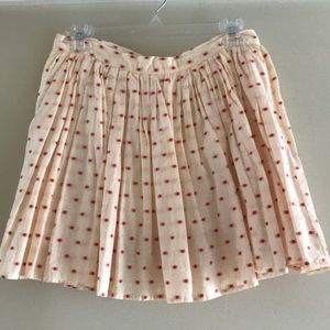 Topshop women’s polka dot skirt